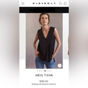 HARSHMAN ARIA TANK 100% cotton size S
